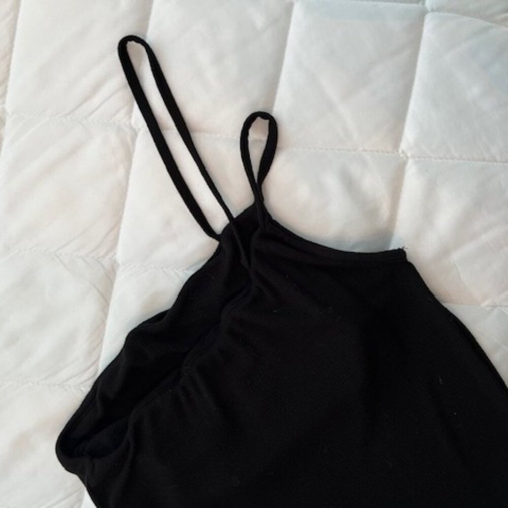Enza Costa Asymmetrical Spagetti Strap Dress - Picture 5 of 6